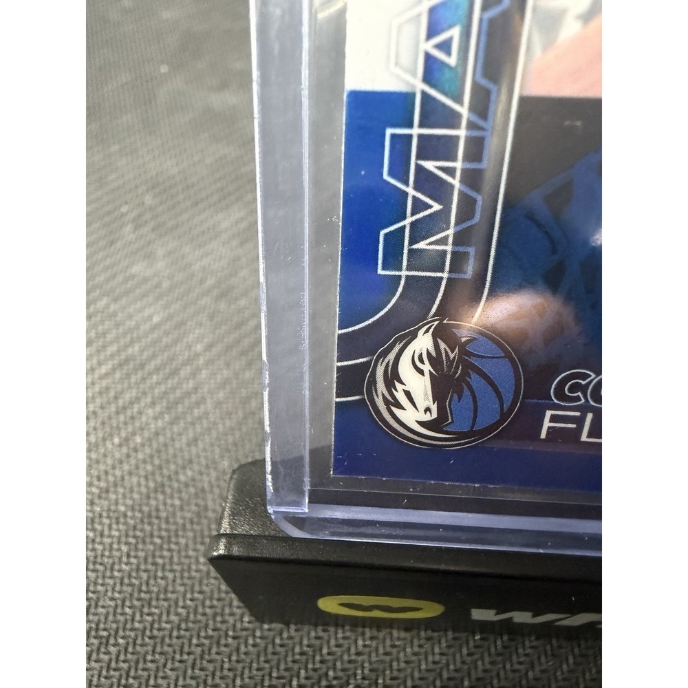 2025-26 Topps Chrome Update Cooper Flagg Red White Blue Refractor RC #151 Mavs - Picture 6 of 6